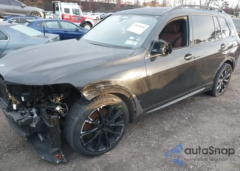 2022 BMW X7 M50I из США, поврежденный, VIN 5UXCX6C05N9K78904